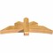 Ekena Millwork Alberta Rough Sawn Timber Gable Bracket, Western Red Cedar, 60"W x 22"H x 6"D x 6"F, 9/12 Pitch GBW060X22X0606ALB00RWR - alternate 3